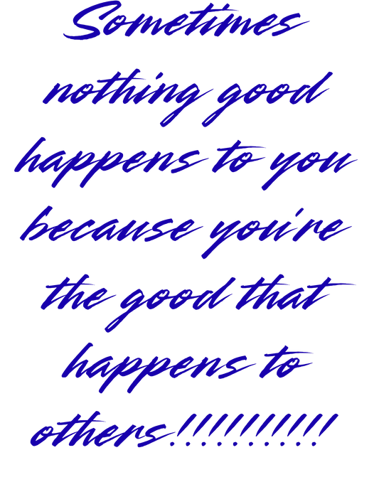 Good happens